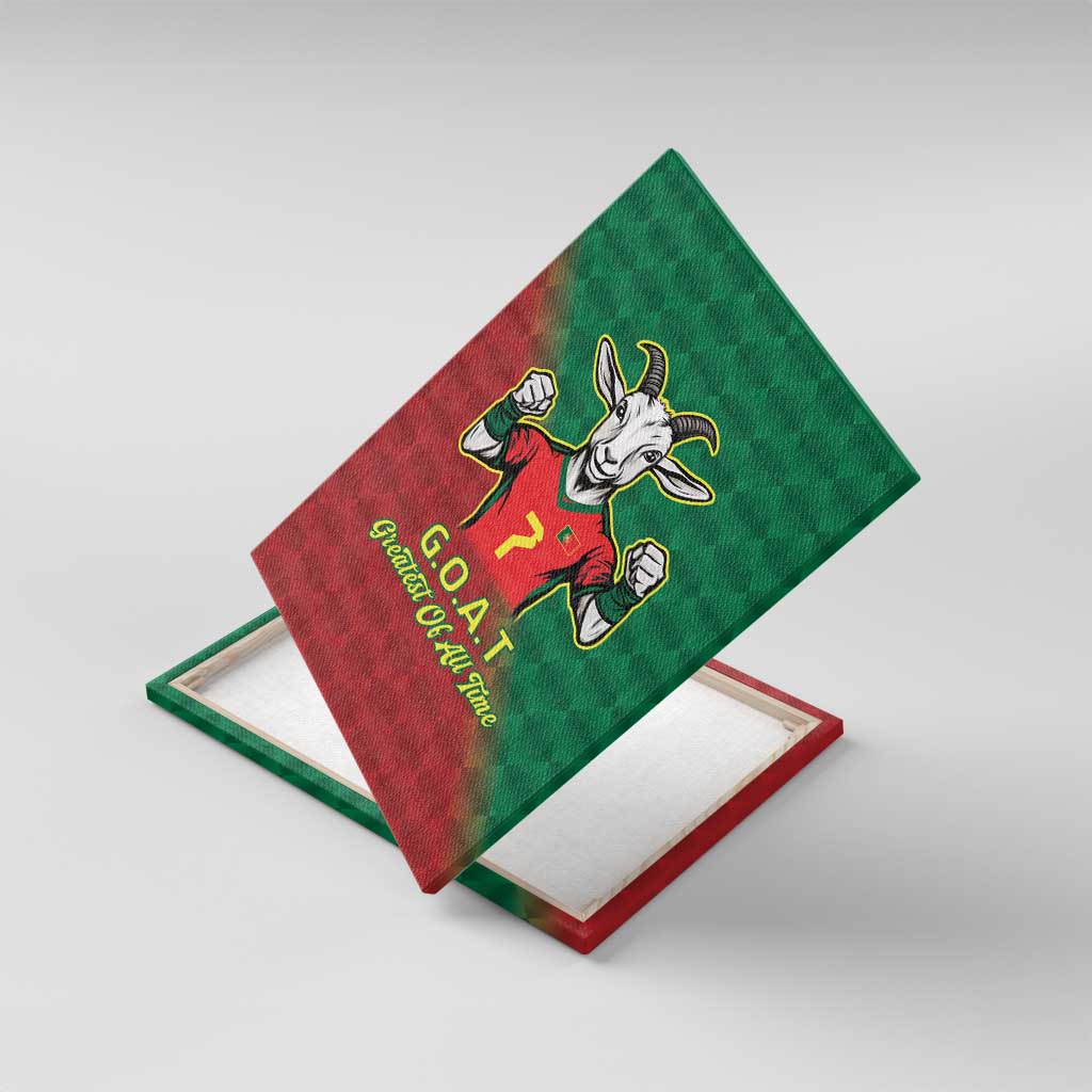 Portugal Seven Goat Flag Colors Canvas Wall Art