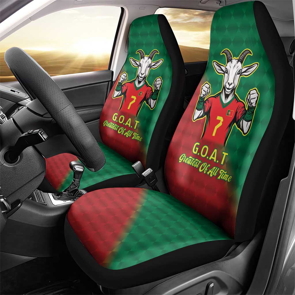 Portugal Seven Goat Flag Colors Car Seat Cover