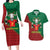 Portugal Seven Goat Flag Colors Couples Matching Long Sleeve Bodycon Dress and Hawaiian Shirt