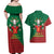 Portugal Seven Goat Flag Colors Couples Matching Off Shoulder Maxi Dress and Hawaiian Shirt