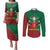 Portugal Seven Goat Flag Colors Couples Matching Puletasi and Long Sleeve Button Shirt