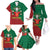 Portugal Seven Goat Flag Colors Family Matching Off The Shoulder Long Sleeve Dress and Hawaiian Shirt