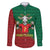 Portugal Seven Goat Flag Colors Family Matching Off The Shoulder Long Sleeve Dress and Hawaiian Shirt