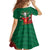 Portugal Seven Goat Flag Colors Family Matching Off Shoulder Maxi Dress and Hawaiian Shirt