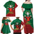 Portugal Seven Goat Flag Colors Family Matching Off Shoulder Maxi Dress and Hawaiian Shirt