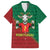 Portugal Seven Goat Flag Colors Family Matching Off Shoulder Short Dress and Hawaiian Shirt