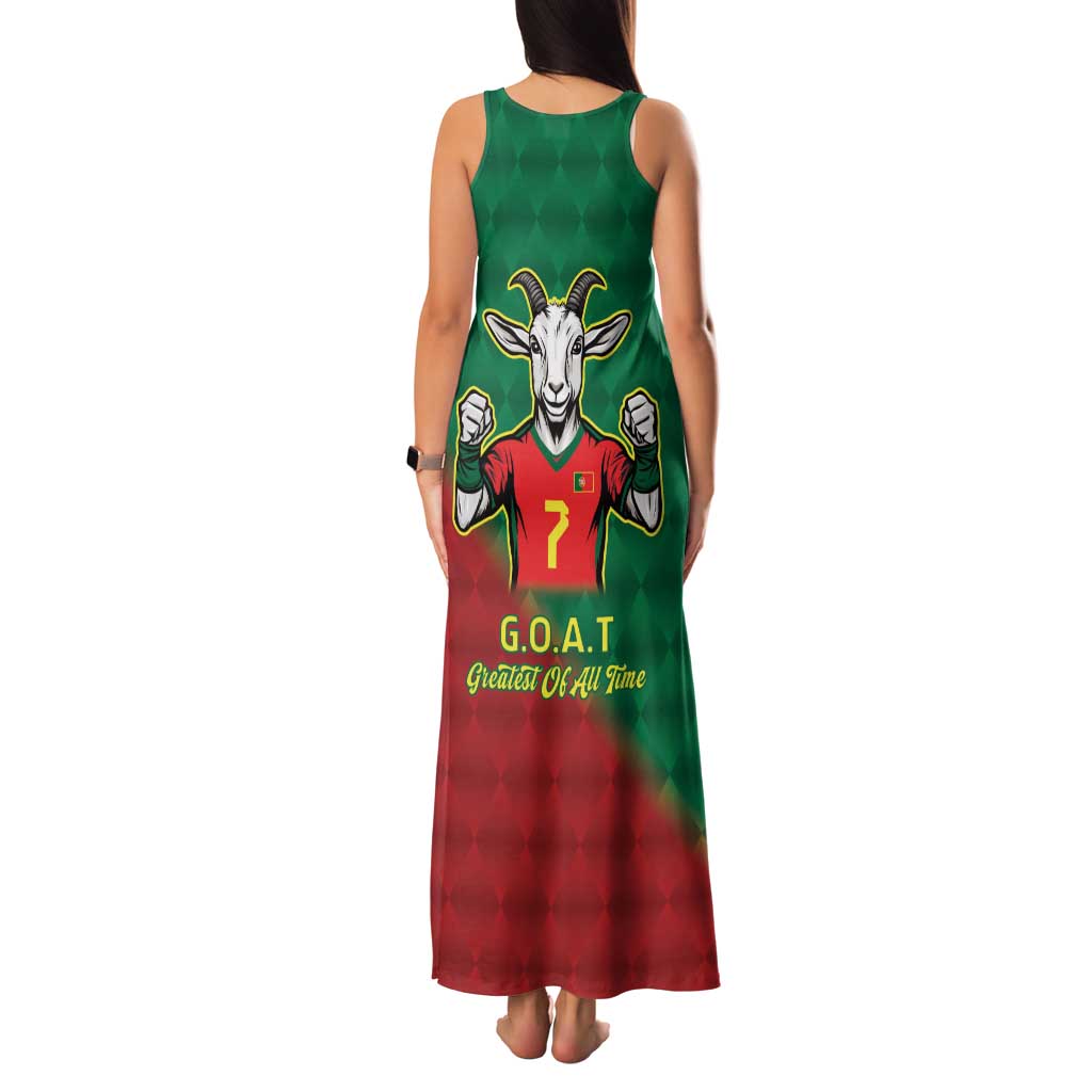 Portugal Seven Goat Flag Colors Family Matching Tank Maxi Dress and Hawaiian Shirt
