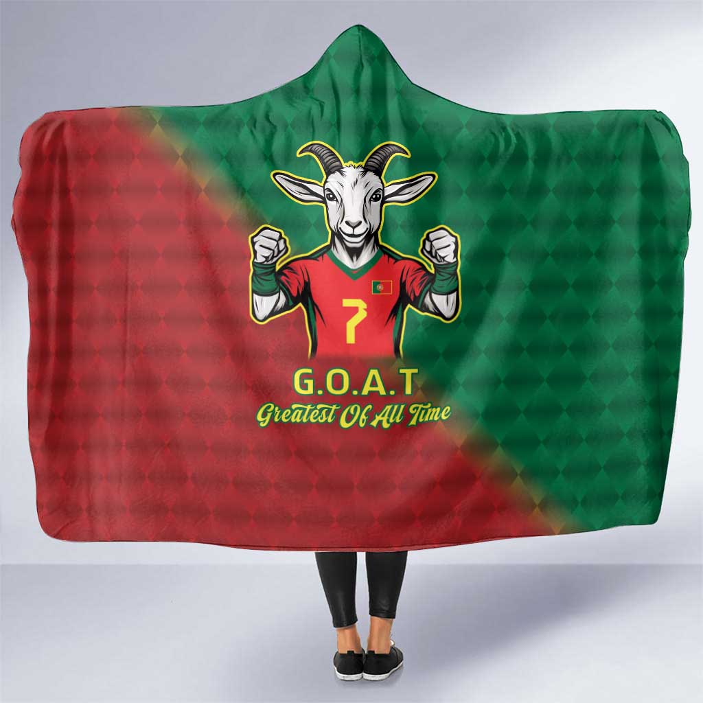 Portugal Seven Goat Flag Colors Hooded Blanket