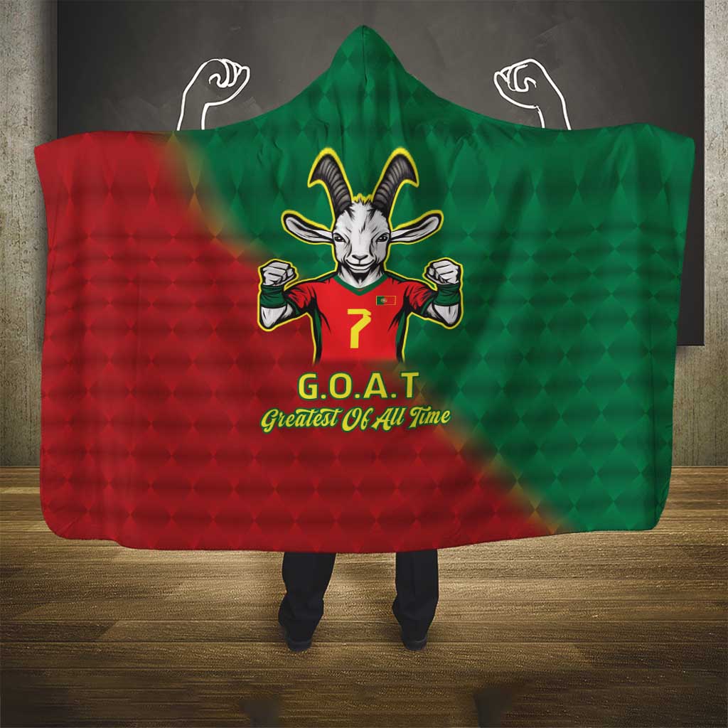 Portugal Seven Goat Flag Colors Hooded Blanket