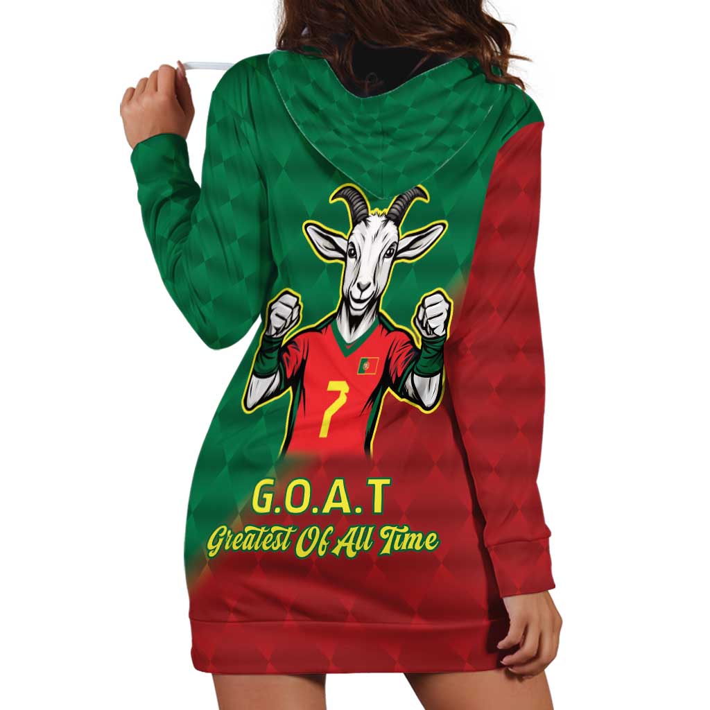 Portugal Seven Goat Flag Colors Hoodie Dress