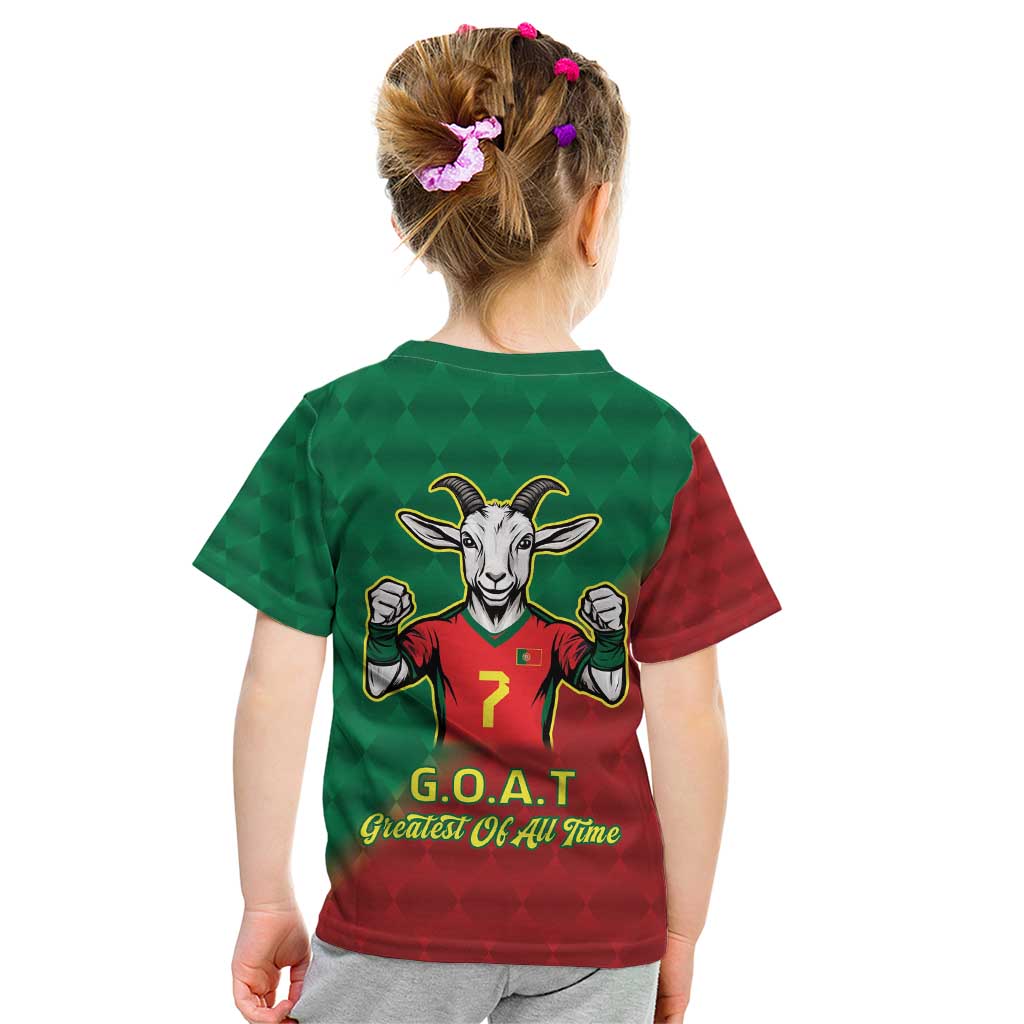 Portugal Seven Goat Flag Colors Kid T Shirt