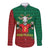 Portugal Seven Goat Flag Colors Long Sleeve Button Shirt