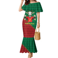 Portugal Seven Goat Flag Colors Mermaid Dress