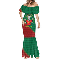Portugal Seven Goat Flag Colors Mermaid Dress