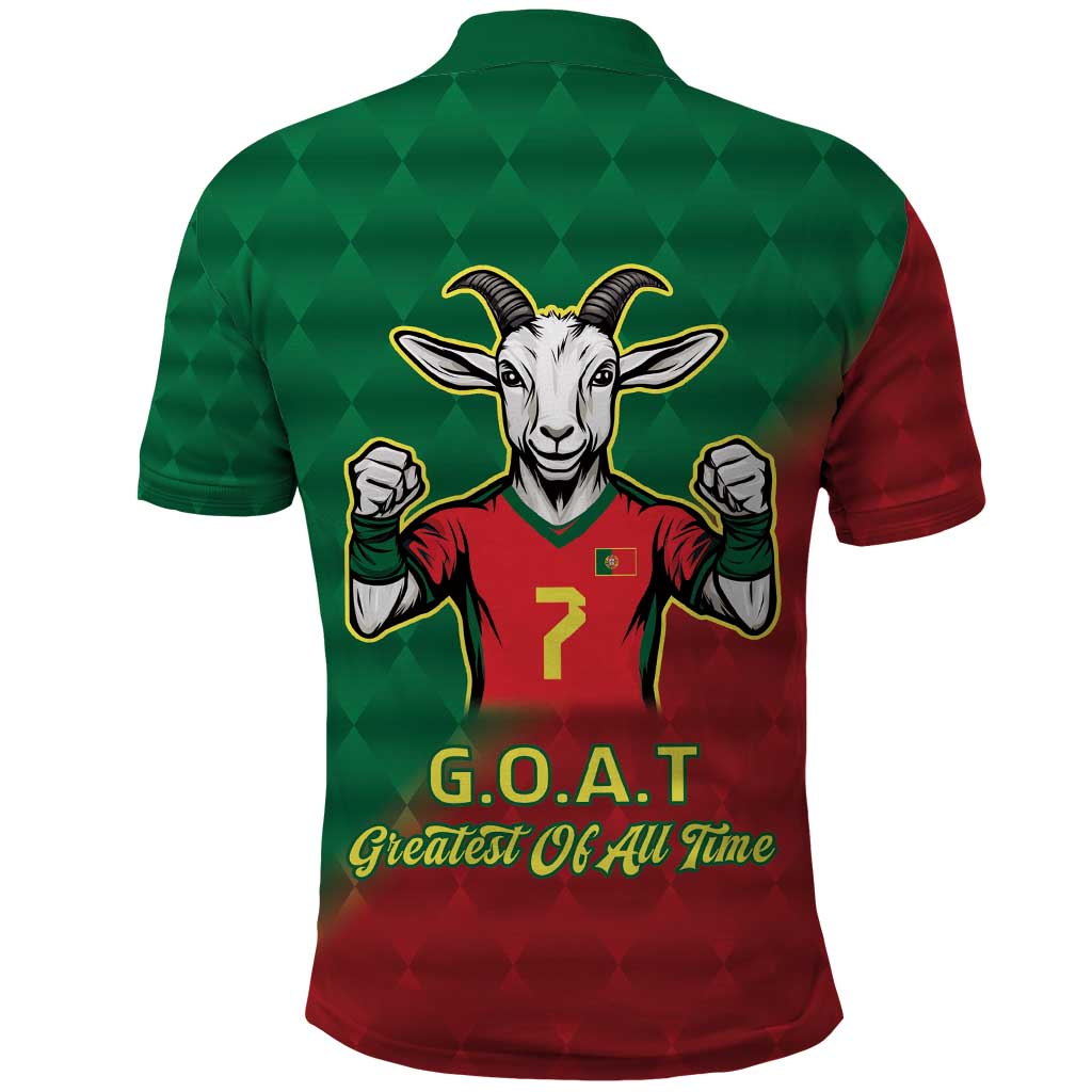 Portugal Seven Goat Flag Colors Polo Shirt