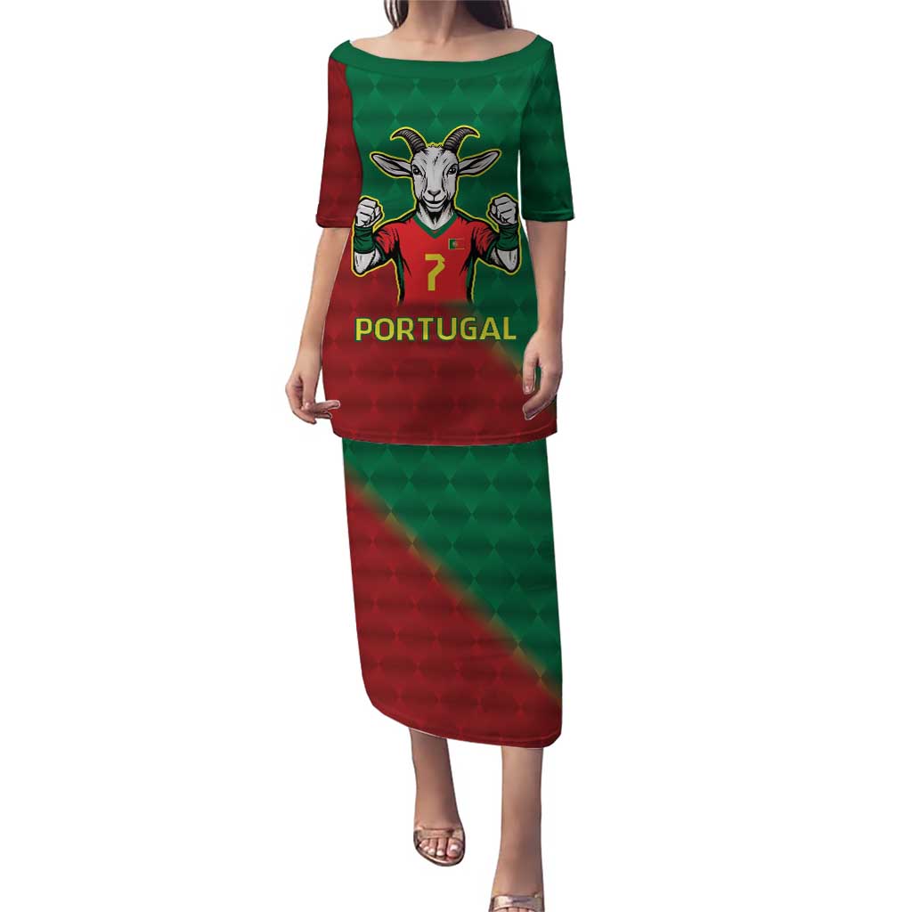 Portugal Seven Goat Flag Colors Puletasi