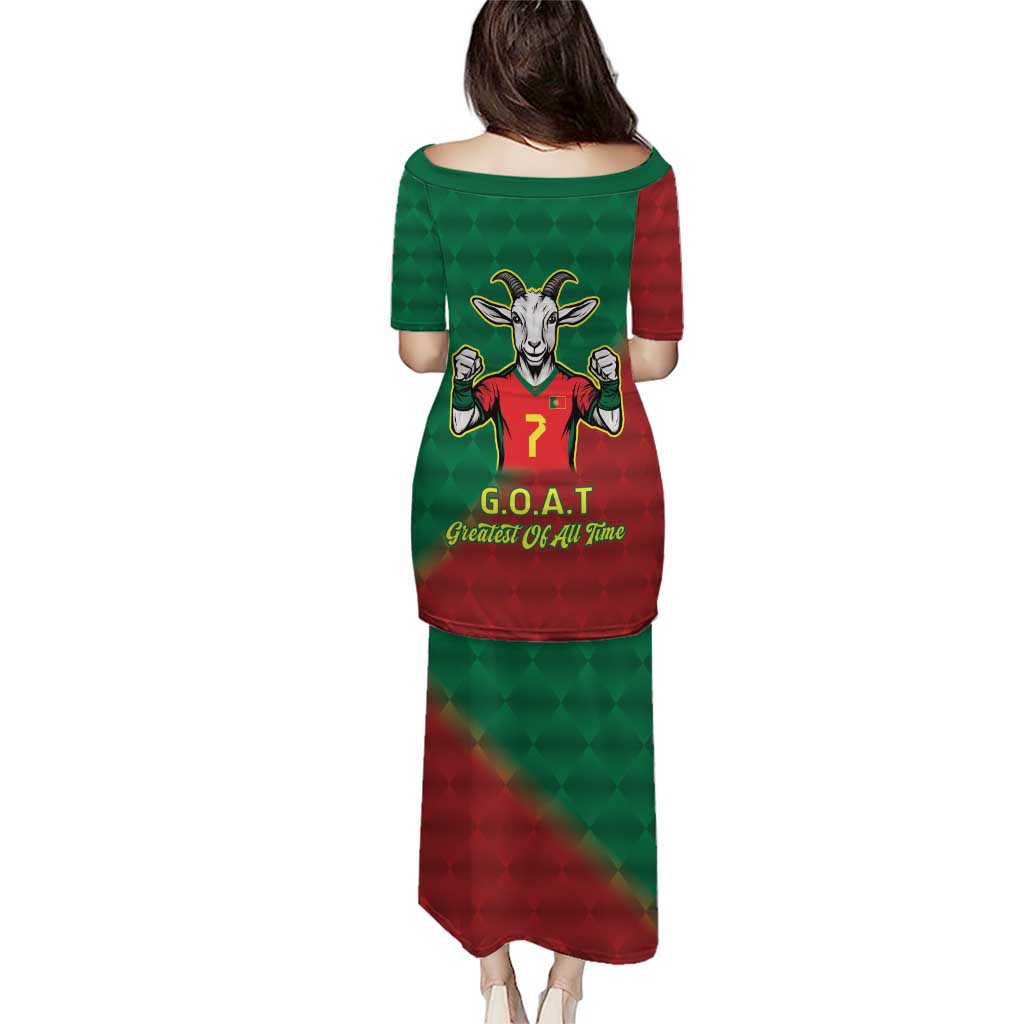 Portugal Seven Goat Flag Colors Puletasi