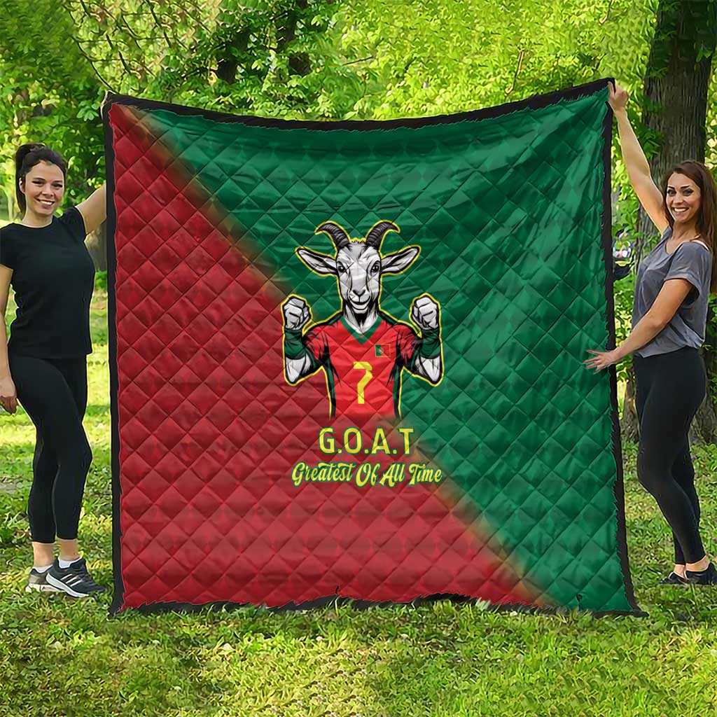 Portugal Seven Goat Flag Colors Quilt