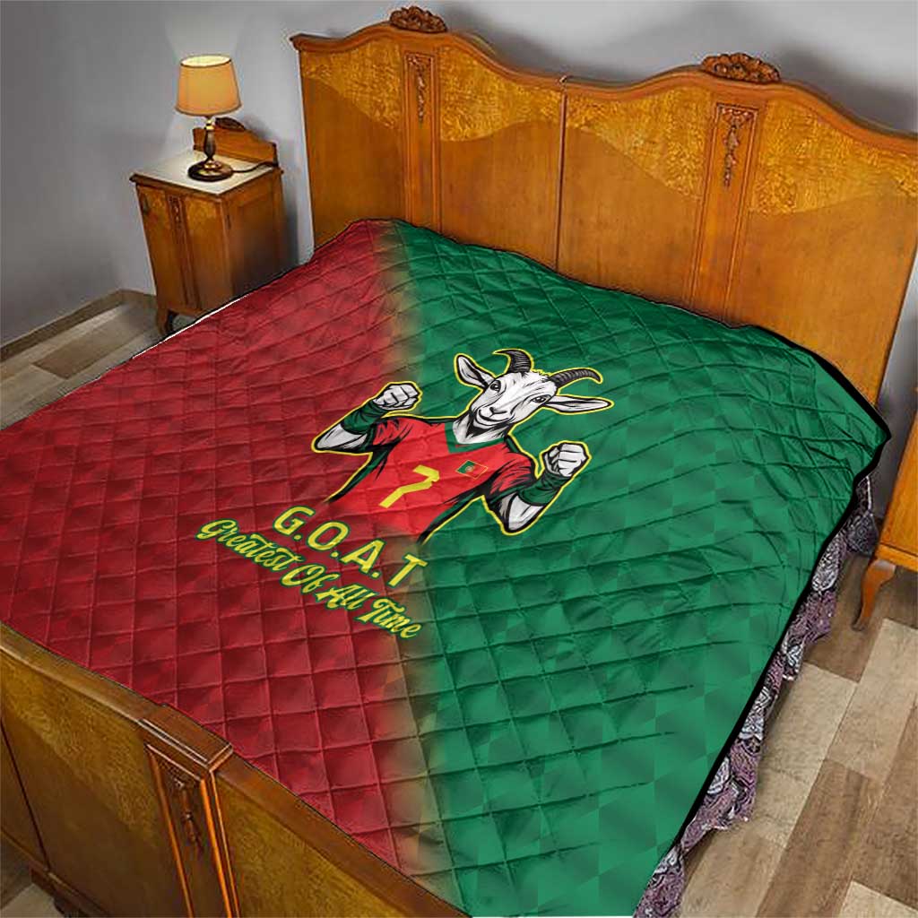 Portugal Seven Goat Flag Colors Quilt