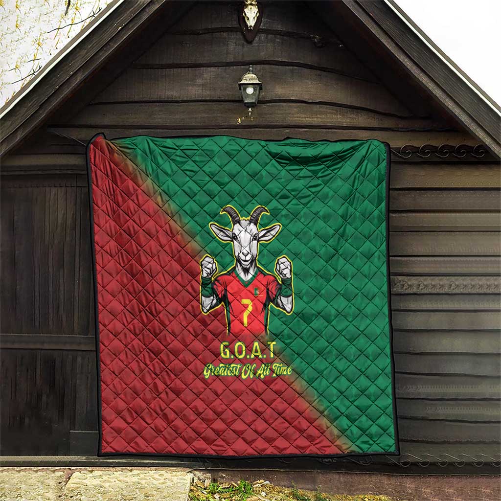 Portugal Seven Goat Flag Colors Quilt