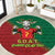 Portugal Seven Goat Flag Colors Round Carpet