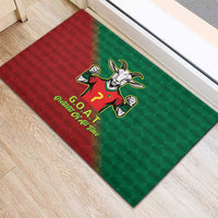 Portugal Seven Goat Flag Colors Rubber Doormat