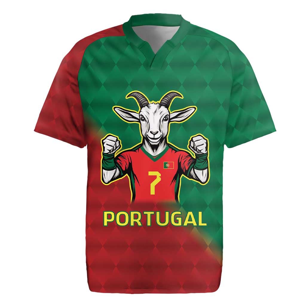 Portugal Seven Goat Flag Colors Rugby Jersey