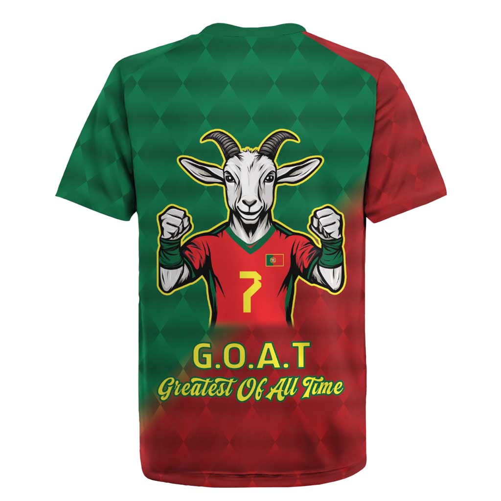 Portugal Seven Goat Flag Colors Rugby Jersey