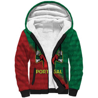 Portugal Seven Goat Flag Colors Sherpa Hoodie