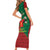 Portugal Seven Goat Flag Colors Short Sleeve Bodycon Dress