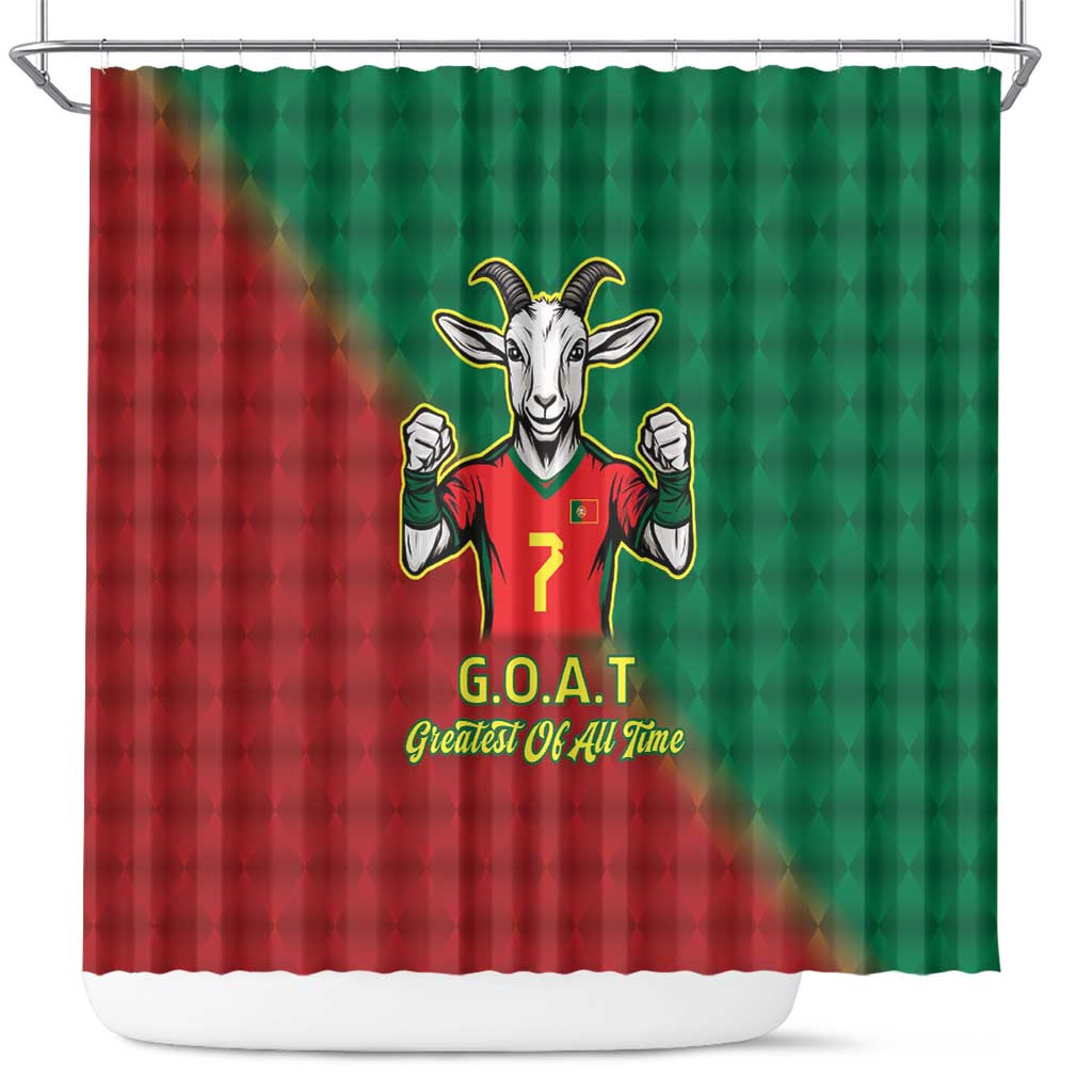 Portugal Seven Goat Flag Colors Shower Curtain