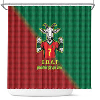 Portugal Seven Goat Flag Colors Shower Curtain