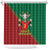 Portugal Seven Goat Flag Colors Shower Curtain