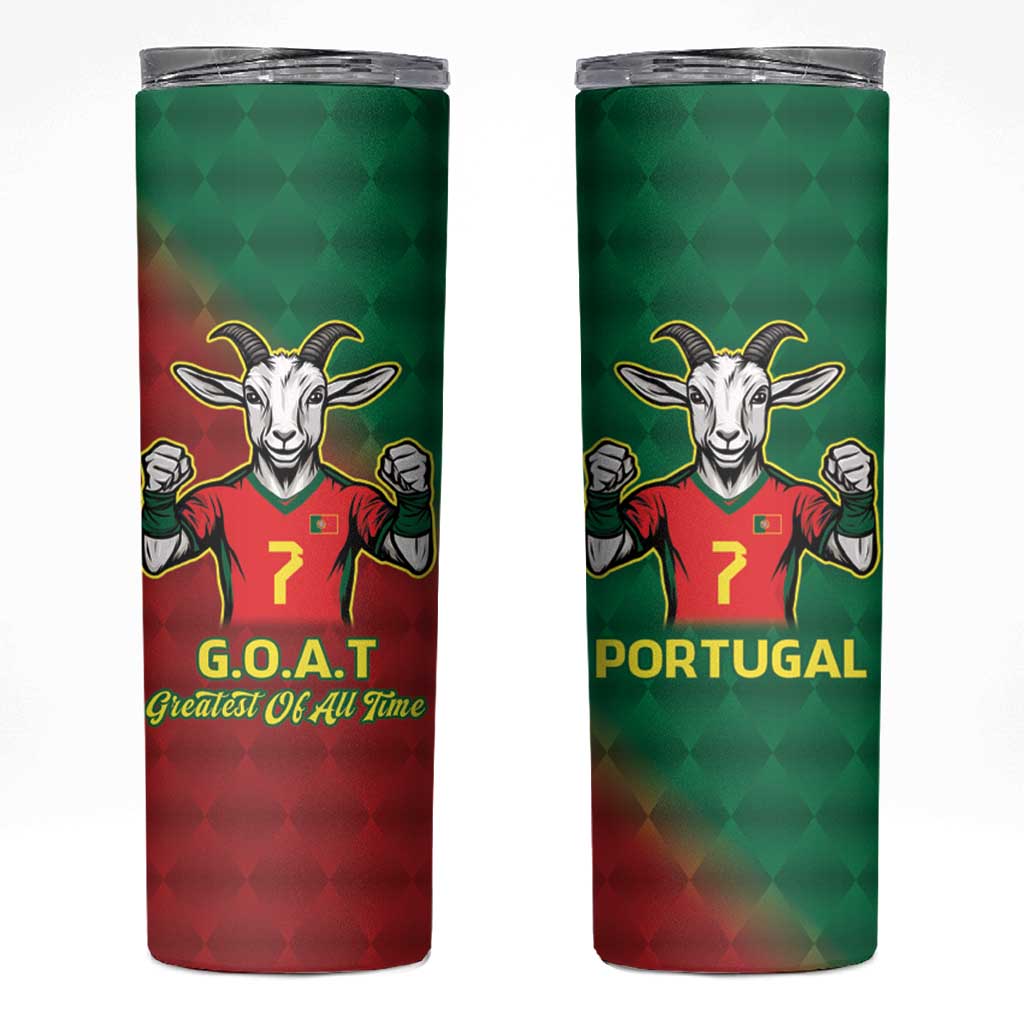 Portugal Seven Goat Flag Colors Skinny Tumbler
