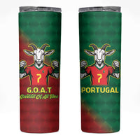 Portugal Seven Goat Flag Colors Skinny Tumbler