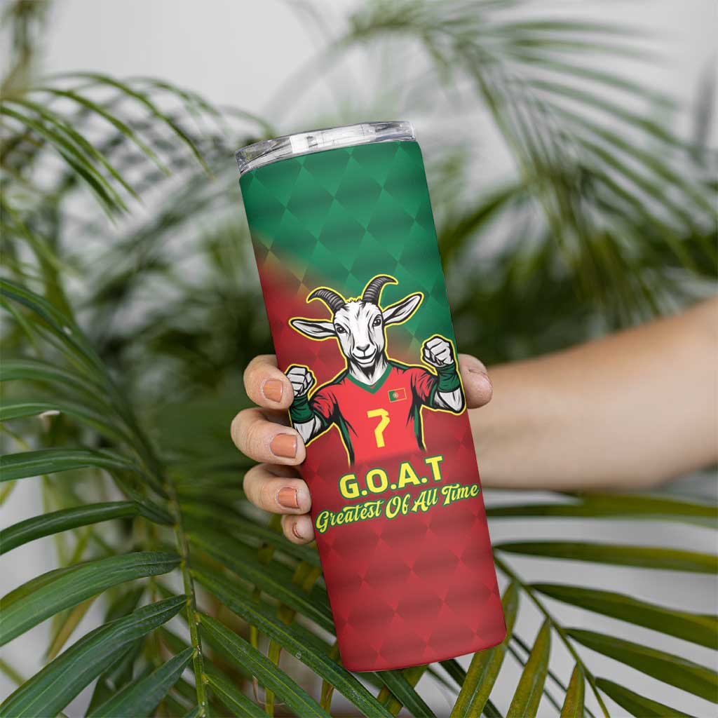 Portugal Seven Goat Flag Colors Skinny Tumbler