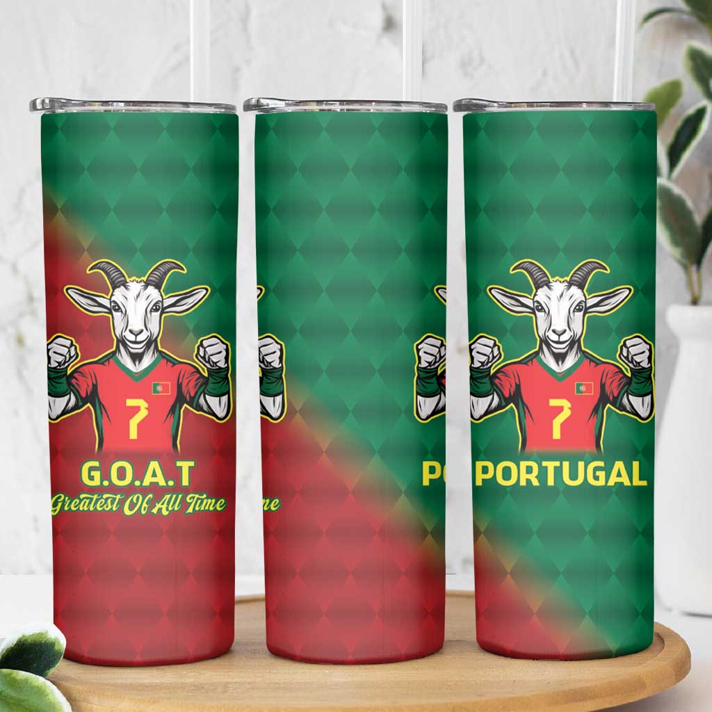 Portugal Seven Goat Flag Colors Skinny Tumbler