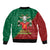 Portugal Seven Goat Flag Colors Sleeve Zip Bomber Jacket