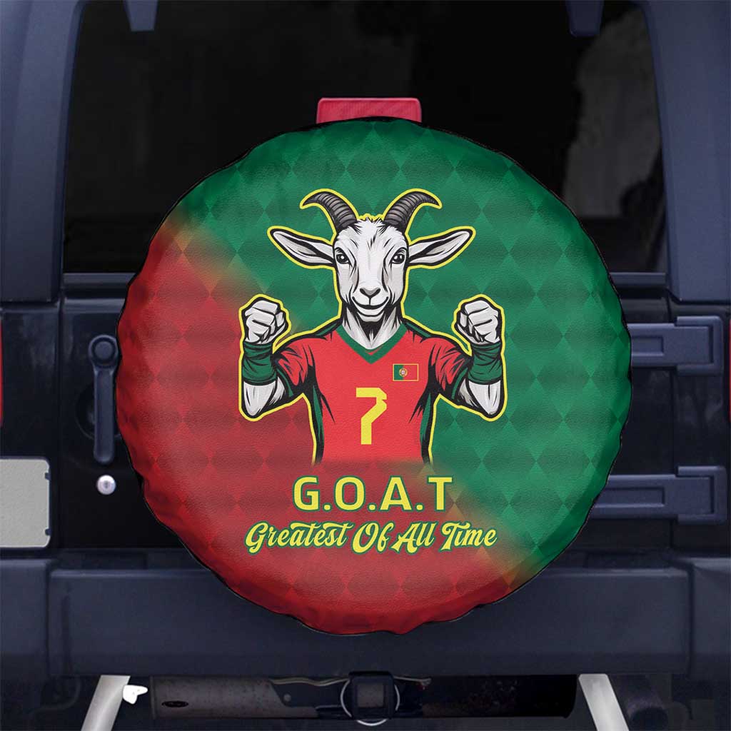 Portugal Seven Goat Flag Colors Spare Tire Cover