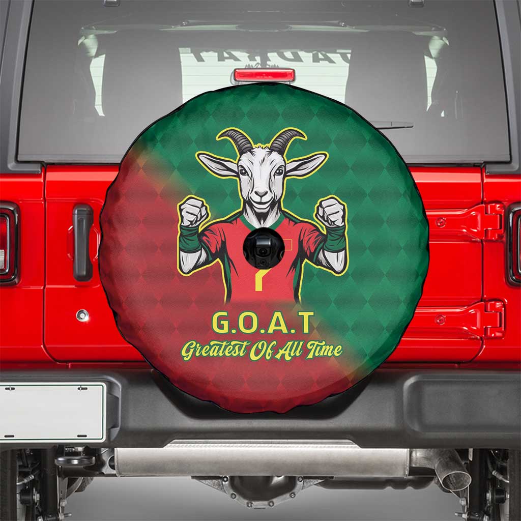Portugal Seven Goat Flag Colors Spare Tire Cover