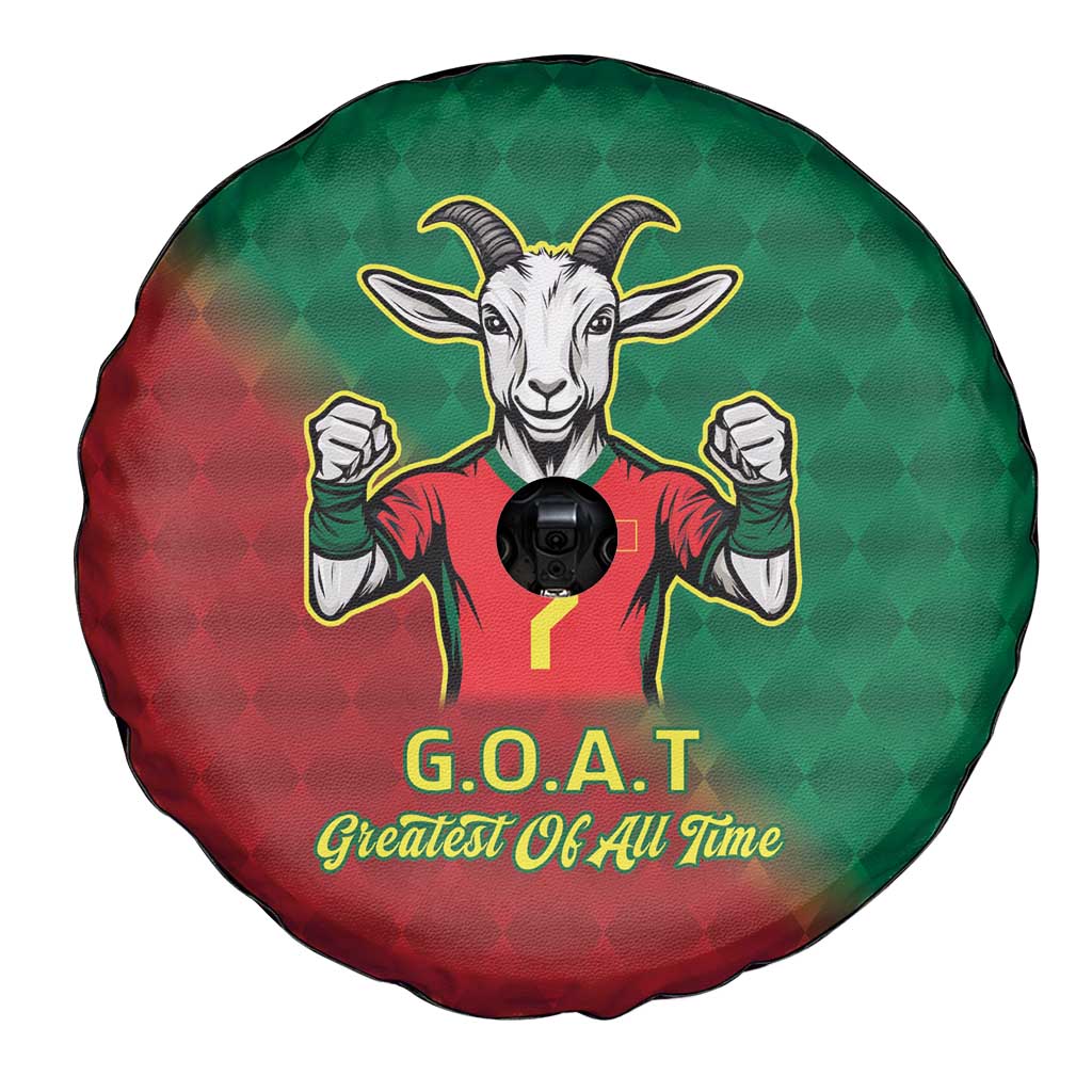 Portugal Seven Goat Flag Colors Spare Tire Cover