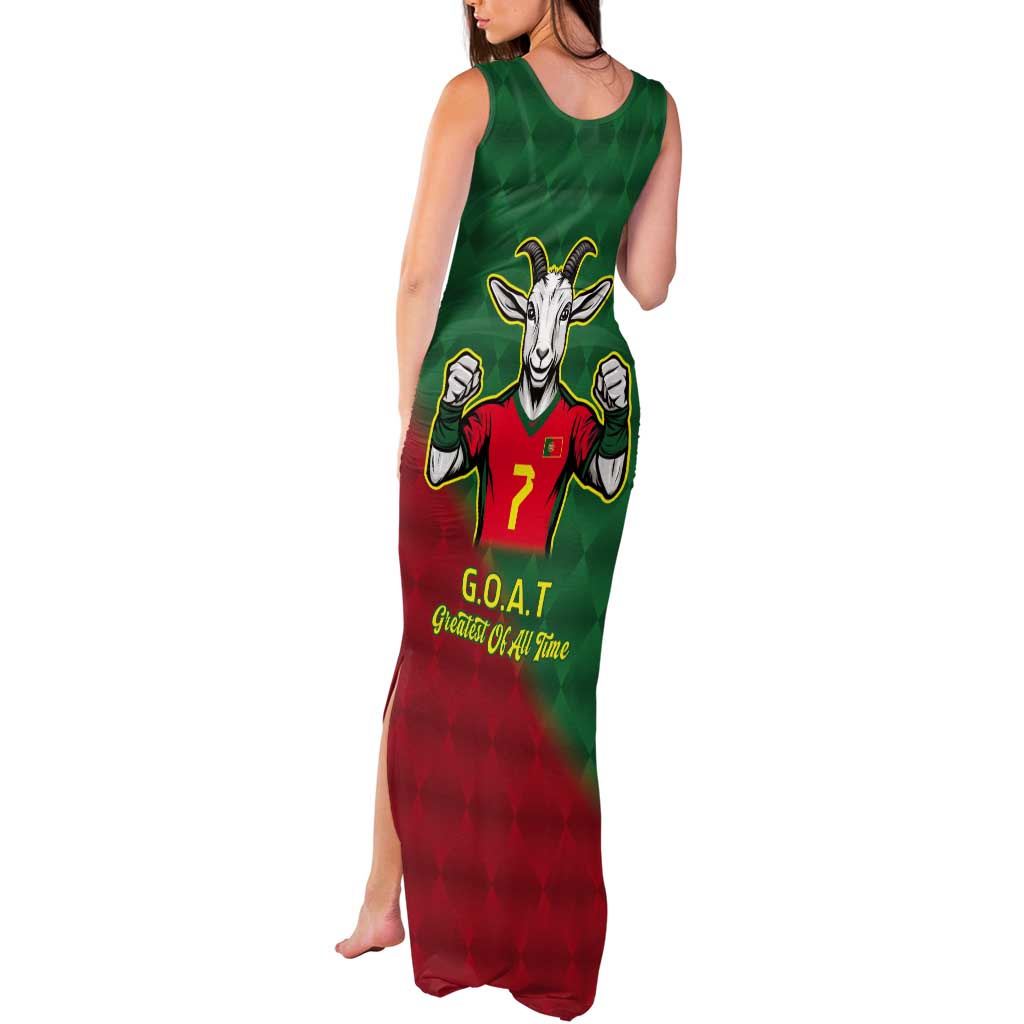 Portugal Seven Goat Flag Colors Tank Maxi Dress