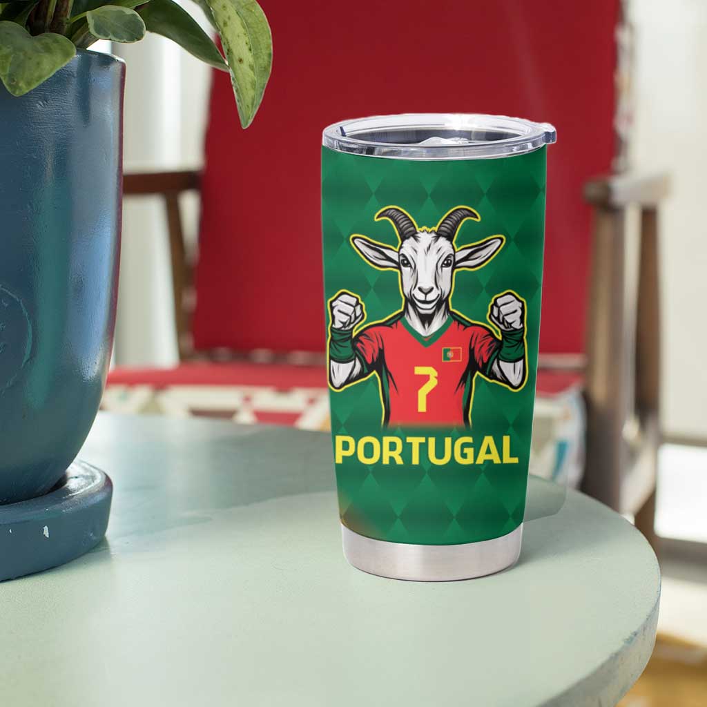 Portugal Seven Goat Flag Colors Tumbler Cup