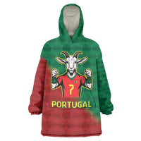 Portugal Seven Goat Flag Colors Wearable Blanket Hoodie