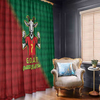 Portugal Seven Goat Flag Colors Window Curtain