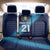 Guatemala Football Custom Back Car Seat Cover Go Los Chapines Blue Pattern