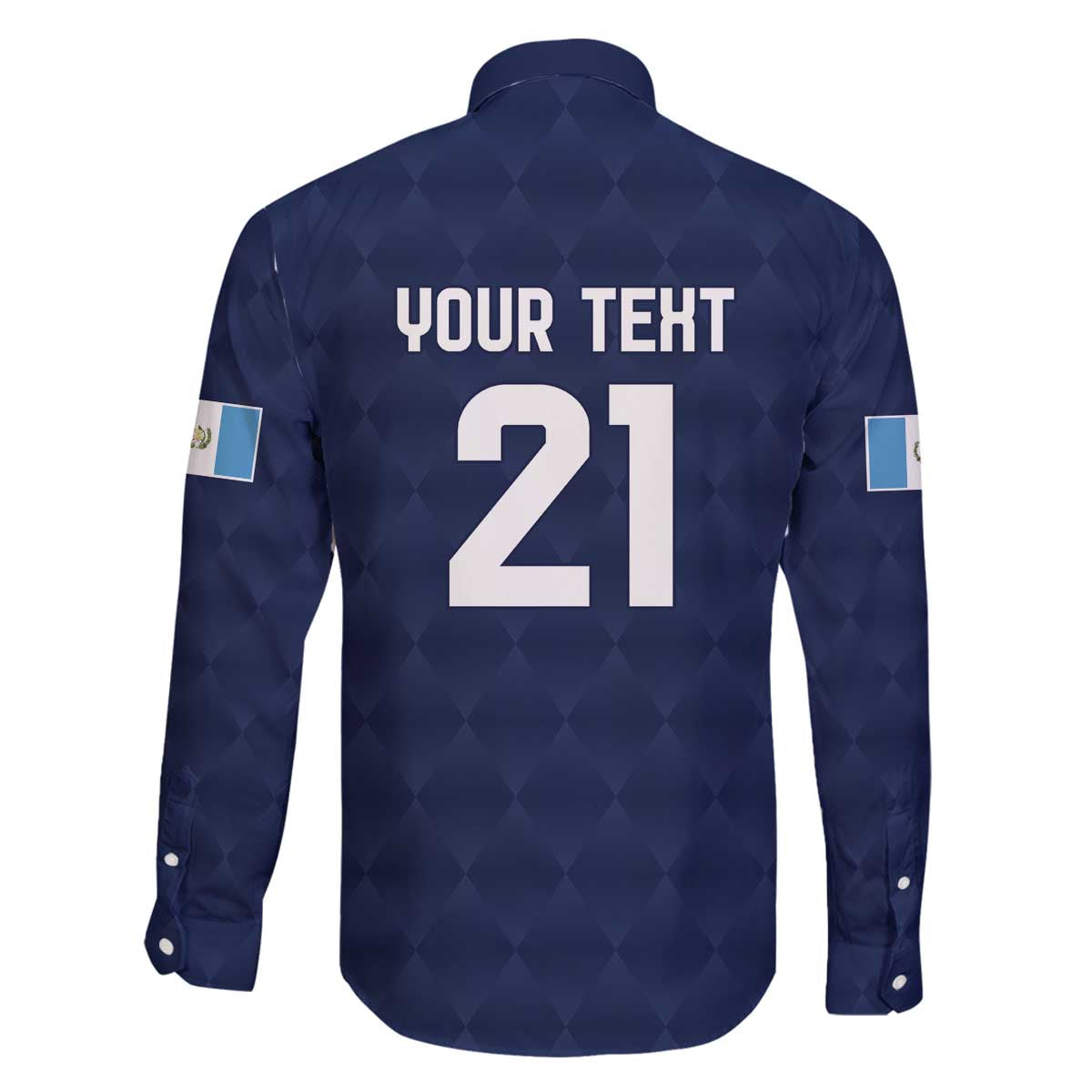 Guatemala Football Custom Family Matching Off The Shoulder Long Sleeve Dress and Hawaiian Shirt Go Los Chapines Blue Pattern