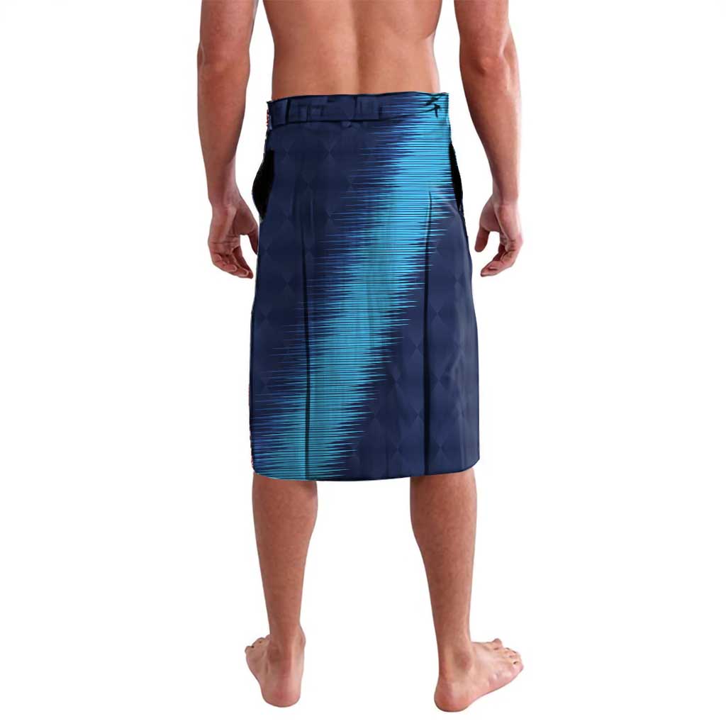 Guatemala Football Custom Lavalava Go Los Chapines Blue Pattern