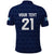 Guatemala Football Custom Polo Shirt Go Los Chapines Blue Pattern