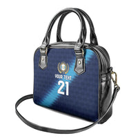 Guatemala Football Custom Shoulder Handbag Go Los Chapines Blue Pattern